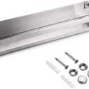 OwnMy Bathroom Shower Shelf Stainless Steel Bath Kitchen Basket Shower Caddy Rack, Rustproof Metal Bathroom Storage Floating Shelves Wall Mounted Shower Corner Rectangular Shelf - 16 Inch Silver