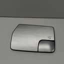 Driver Left Side Heated Mirror Glass Replacement Compatible with Ford F150 2011 2012 2013 2014 (2011-2014 (Left))