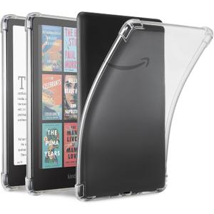 iDLEHANDS Clear Case for 7" All-New Kindle Paperwhite 12th Gen 2024 & Kindle Colorsoft Signature Edition (2024 Release) - Ultra Slim Soft TPU Transparent Cover & Lightweight, Clear