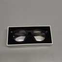 Smart Glasses with Camera AI Glasses Bluetooth Glasses Replaceable Lenses48H Battery for Travel, Conferences & Vlogging. Translation, Voice Control & Object Recognition (Black)