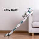Eureka NEC185 Cordless Stick Vacuum Cleaner Convenient for Hard Floors, Rechargeable Handheld Vacuum Cleaner Portable with Powerful Motor Efficient Suction,White