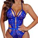 txsrbsj Sexy Lingerie for Women Lace Teddy Bodysuit Lingerie One-Piece High Cut Sex Women's Lingerie Outfits