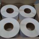 FungLam 4"x 6" Direct Thermal Labels (4 Rolls, 4000 Labels) - 3'' Core, Perforations Between Label - Zebra Compatible