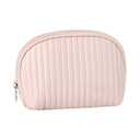 Cute Makeup Bag Mini Cosmetic Pouch for Women Small Quilted Beauty Bag Handy Zipper Pouch Cosmetic Bag Cosmetic Bag, Pink