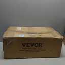 VEVOR Countertop Food Serving Display Container, 1 x 1 Pan Stainless Steel Food Serving Tray, Buffet Condiment Dispenser Display Rack with Clear Lid & 3 Ice Trays, for Restaurant Hotel Kitchen Party