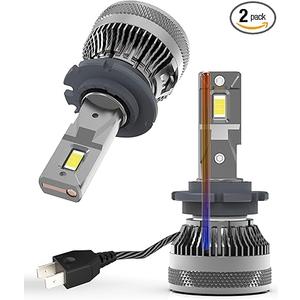CHOPDARK D2S D2R D2C LED Bulbs 110W 30000Lm Super Bright 6500K Cool White Builtin Fan Plug and Play Fog Lamp Pack of 2