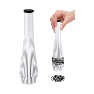 Feekoon 1 Pack Lint Trap for Washing Machine Utility Tub and Sink Drains, Laundry Lint Catcher with Rubber Plugs, Hair Catcher, Compatible with 1. 5''and 1. 75'' Drain to Prevent Clogs in Plumbing