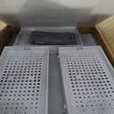 Kuject X-Large Shoe Storage Boxes Organizers Clear Plastic Stackable 12 Pack, Shoe Rack & Holder Substitute, Sneaker Containers, Toy Storage Organizer Bins for Entryway, Closet, Under Bed, Black