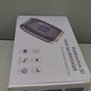 Ealken Hand Massager with Heat and Compression, 6 Holes Finger Stretching Hand Massager for Arthritis and Carpal Tunnel, 6 Levels Pressure Therapy with Wrist Massage Palm Kneading, Gifts for Women Men