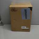 NCYP 12.6" x 5.9" x 9" Wedding Cards Box with Slot and Lock, Glass Card Holder for Party Reception, Centerpiece, Home Decorative, Gold (Glass Box Only) Slot Length 7.3 Inches