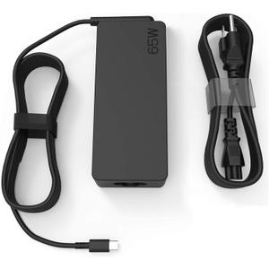65W 45W USB C Laptop Charger Compatible with Lenovo ThinkPad T14 T15 T16 gen 1 gen 2 X1 Yoga L13 7i C740 Computer AC Power Adapter for ThinkPad T480 T490 P52s Chromebook 2nd Gen Power Cord