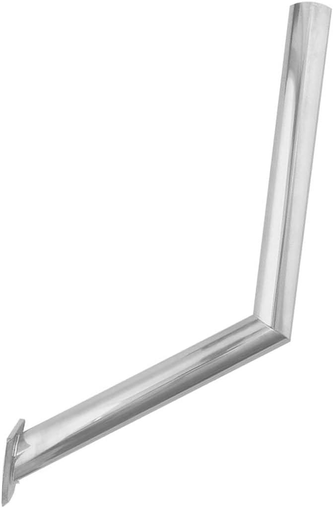 Side Mounted Boat Dinette, Removable, Adjustable Direction Boat Table Wall Mounted Dinette, ABS Waterproof Stainless Steel Table Legs Caravan and Boat. (Silver)
