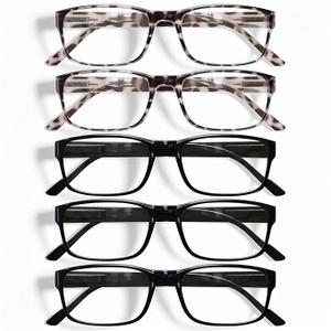 Gaoye Professional Reading Glasses for All Day - Computer Readers with Blue Light Protection - Value Pack, 1.5 x