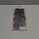 Prescott Plastics 1.5-Inch (38.1mm) Square Plastic Plug Inserts, Black End Caps for Metal Tubing and Fences, Glide Protection for Chairs and Furniture, Made in USA - 9 Pack