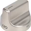 W11239985 W10850015 Gas Stove Knobs (1PCS) Replace W11032553 Control Knob, Compatible With whirlpool WFG550S0HZ0, WFG550S0LV1, WFG525S0HV1, WFG535S0JV0, WFG550S0HV0, WFG525S0JZ0, WFG550S0HV3 Gas knobs