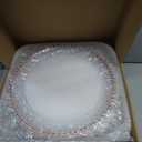 Rose Gold Bead Acrylic Charger Plates 13", Set 10PCS Round Table Charger Plates Decoration Dinner,Wedding,Party,Event(Acrylic Round Rose Gold10)