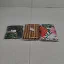 Set of 3 Hawaii Arch Backdrop Cover, 4ft, 5ft, 6ft Tropical Theme Birthday Party Decoration, Spandex Fitted Arch Stand Covers for Summer Beach Birthday Party (Colorful,Floral, Bamboo)