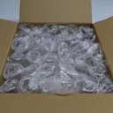 JOLLY CHEF 36 Pack Stemless Plastic Champagne Flutes 9 oz, Crystal Clear Stemless Plastic Toasting Glasses, Clear Disposable Unbreakable Drinkware Ideal for Wedding, Birthday, Party