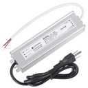 LED Driver 60 Watts 24V DC Low Voltage Transformer Waterproof IP67 LED Power Supply, Adapter with 3-Prong Plug 3.3 Feet Cable for Any 24V DC led Lights, Computer Project, Outdoor Light