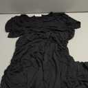 Smallshow Women's Short Sleeve Maternity Dress Ruched Pregnancy Clothes,M