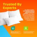 Marshmalloo Cooling Bed Pillow, Neck and Shoulder Support, Side Sleeper Bed Pillow for Sleeping for Longer, & Pain Free Sleep Adjustable Pillow with Cooling Technology (Queen Size, Firm Pillow)