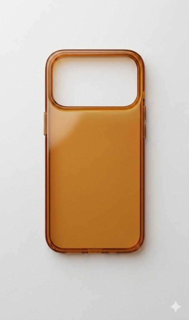 TORRAS for iPhone 17 Pro Hard Clear Case Orange