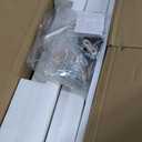 MARTY Rolling Storage Cart 7.9" W, 4-Tier Kitchen Cart with Wheels Handle, Slim Storage Cart Mobile Shelving Utility Carts for Bathroom Laundry Room Organization Narrow Places (All White)