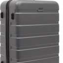 Travelers Club Harper Luggage, Charcoal, 2 Piece Set