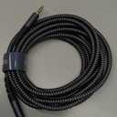 BlueRigger 3.5mm TRRS Audio Cable - (10FT, 4-Pole Male to Male AUX Cord, 1/8" inch TRRS Jack, HiFi Stereo, 4 Conductor Auxiliary Cord) - Compatibility with Phone, Tablet, Car Stereo, Headphones