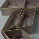 5 Pack Drawer Organizers for Clothing, Foldable Clothes Drawer Organizer for Underwear, Folded Clothes, Baby Clothing, Socks, Bra, Towels, Ties - Multi-pack Storage Box (Pink)