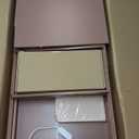 WLIVE Pink Dresser with Hanging Rack for Bedroom, 3 Drawer Dresser with LED Lights & Charging Station, Fabric Dressers & Chest of Drawers, Storage Organizer with Open Shelves for Living Room, Pink 