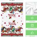 Artoid Mode Diamond Plaid Jockey Horse Racing Rose Kentucky Kitchen Towels Dish Towels, 18x26 Inch Seasonal Decoration Hand Towels Set of 2