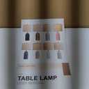 USumkky 20.5" White Modern Ceramic Bedside Lamp Set of 2 for Bedroom Decor Farmhouse Table Lamp for Living Room Office Dorm