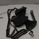 No Pull Dog Harness for Large Dogs-Medium Dogs, Adjustable Reflective Oxford Material Vest, with Heavy Duty Dog Leash, Chew-Resistant Steel Cable, Safety Lock and Easy Control Handle. (Dual Color, L)