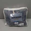 MooMee Bedding Duvet Cover Set 100% Washed Cotton Linen Like Textured Breathable Durable Soft Comfy (Solid Navy, Queen 90"x90")