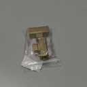 2PCS 3/8 Inch Brass Tee Pipe Fitting 3/8" NPT Female x 3/8" NPT Female x 3/8" NPT Female for Water/Oil/Gas