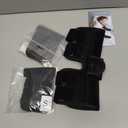 Cubital Tunnel Syndrome Elbow Brace Splint For Ulnar Nerve Entrapment (Black, Small)