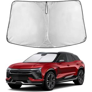 EcoNour Windshield Sunshade Compatible for Chevrolet Blazer EV 2024 2025 2026, Sun Visor for Front Windshield & Window Sun Shade Cover, UV Heat Blocker & Protector, Car Accessories