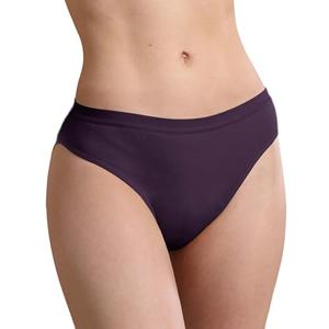 REELINDRY Absorbent Incontinence Underwear for Women Washable, 2 oz Leakproof Ladies Panties for Bladder Leakage 1 Pack (Berry, 2XL)