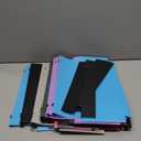 Extra Capacity Plastic Hanging File Folders,12 Pack Reinforced Expanding Hang Folder Letter Size,Accordian Pocket,Heavy Duty 2 Inch Expansion,Hanging Folder Organizer for Office Home,Assorted Colors