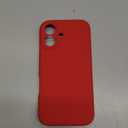 Vooii Compatible with iPhone 16 Case, Liquid Silicone Upgrade [Camera Protection] [Soft Anti-Scratch Microfiber Lining] Shockproof Phone Case for iPhone 16 6.1 inch - Red