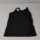 ATTRACO Ribbed Workout Tank Tops for Women with Built in Bra Tight Racerback Scoop Neck Athletic Top (Large, Black)