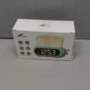 Kids Alarm Clocks for Bedroom, Cute Digital Clock with Night Light, 10 Ringtones, 10 Volumes, Nap Timer, Brightness Dimmer, Snooze, Bedside Alarm Clocks for Boys Girls Teens Birthday Gift, Plug-in Use (Green)