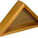 Cadet III Flag Display Case for 17,5×17,5×24,5in Flag - Oak Finish