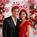 3 x Valentines Headband Heart Headband Valentines Headbands for Women for Wedding Proposal Engagement Birthday Party