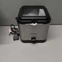 Chefman Fry Guy, The Most Compact & Convenient To Deep Fry Comfort Food, Restaurant-Style Basket With A 1.6-Quart Capacity, Easy-View Window & Adjustable Temp Control, Stainless - 1.5 Liter