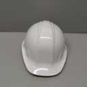 Pyramex Safety SL Series Cap Style Hard Hat, 4-Point Snap Lock Suspension (White)