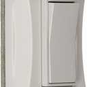 BELL 1-Gang Gray Decorator Switch Weatherproof Light Switch Cover 5123-0, Outdoor Rocker Switch Cover, Scratch-Resistant Polycarbonate Weatherproof Cover