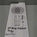 2 Pack Electric Fly Swatter, Bug Zapper Racket for Indoor Pest Control, Handheld Insect Killer Bat Battery Powered Electric Mosquito Swatter for Outdoor and Home