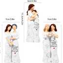 Mother Daughter Figurine, HKFUON Mothers Day Gifts for Mom from Daughter, Sentimental Resin Figurines for Mother's Day Birthday Christmas Home Office Decor(Hugging Style)